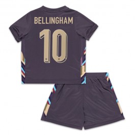 EM 2024 England Bellingham 10 Bortedrakt Barn Fotballdrakter