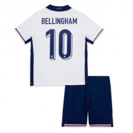 EM 2024 England Bellingham 10 Hjemmedrakt Barn Fotballdrakter