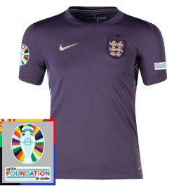 EM 2024 England Bortedrakt Fotballdrakter Patch