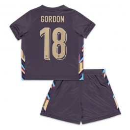 EM 2024 England Gordon 18 Bortedrakt Barn Fotballdrakter