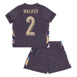EM 2024 England Walker 2 Bortedrakt Barn Fotballdrakter