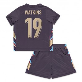 EM 2024 England Watkins 19 Bortedrakt Barn Fotballdrakter