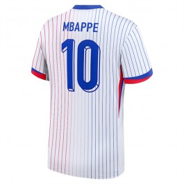 EM 2024 Frankrike Mbappé 10 Bortedrakt