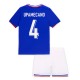 EM 2024 Frankrike Upamecano 4 Hjemmedrakt Barn