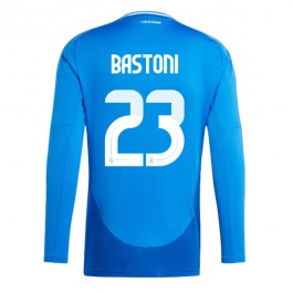 EM 2024 Italia Bastoni 23 Hjemmedrakt L/S Fotballdrakter