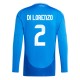 EM 2024 Italia Di Lorenzo 2 Hjemmedrakt L/S Fotballdrakter