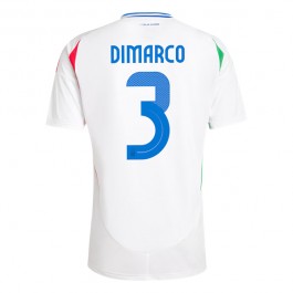 EM 2024 Italia Dimarco 3 Bortedrakt Fotballdrakter