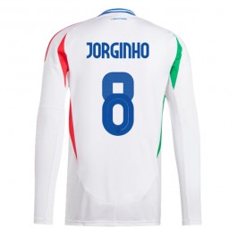 EM 2024 Italia Jorginho 8 Bortedrakt L/S Fotballdrakter