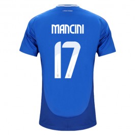 EM 2024 Italia Mancini 17 Hjemmedrakt Fotballdrakter