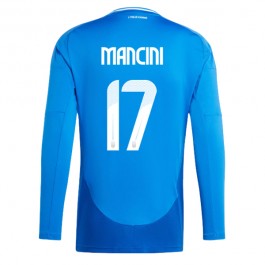 EM 2024 Italia Mancini 17 Hjemmedrakt L/S Fotballdrakter