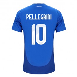 EM 2024 Italia Pellegrini 10 Hjemmedrakt Fotballdrakter