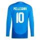EM 2024 Italia Pellegrini 10 Hjemmedrakt L/S Fotballdrakter