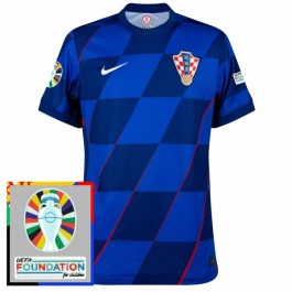 EM 2024 Kroatia Bortedrakt Fotballdrakter Patch
