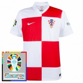 EM 2024 Kroatia Hjemmedrakt Fotballdrakter Patch