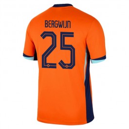 EM 2024 Nederland Bergwijn 25 Hjemmedrakt Fotballdrakter