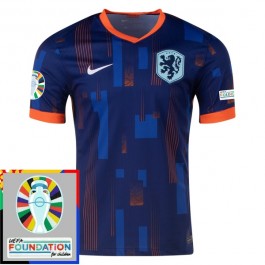 EM 2024 Nederland Bortedrakt Fotballdrakter Patch