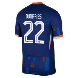 EM 2024 Nederland Dumfries 22 Bortedrakt Fotballdrakter