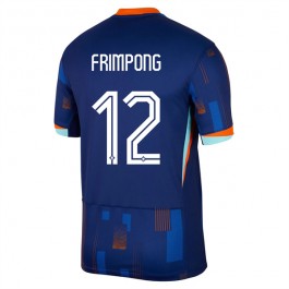 EM 2024 Nederland Frimpong 12 Bortedrakt Fotballdrakter