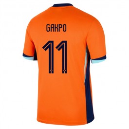 EM 2024 Nederland Gakpo 11 Hjemmedrakt Fotballdrakter