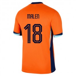 EM 2024 Nederland Malen 18 Hjemmedrakt Fotballdrakter