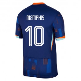 EM 2024 Nederland Memphis 10 Bortedrakt Fotballdrakter