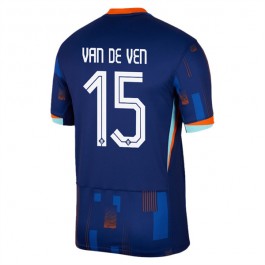 EM 2024 Nederland Van de Ven 15 Bortedrakt Fotballdrakter
