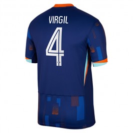 EM 2024 Nederland Virgil 4 Bortedrakt Fotballdrakter