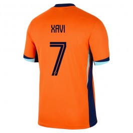 EM 2024 Nederland Xavi 7 Hjemmedrakt Fotballdrakter