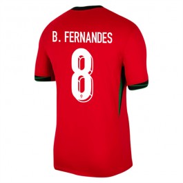 EM 2024 Portugal B.Fernandes 8 Hjemmedrakt Fotballdrakter
