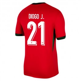 EM 2024 Portugal Diogo J. 21 Hjemmedrakt Fotballdrakter