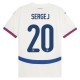 EM 2024 Serbia Sergej 20 Bortedrakt Fotballdrakter