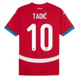 EM 2024 Serbia Tadić 10 Hjemmedrakt Fotballdrakter