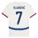 EM 2024 Serbia Vlahović 7 Bortedrakt Fotballdrakter