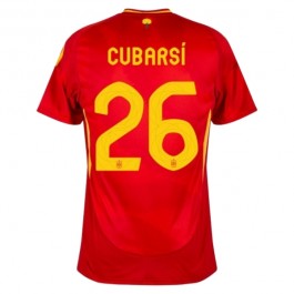 EM 2024 Spania Cubarsí 26 Hjemmedrakt Fotballdrakter