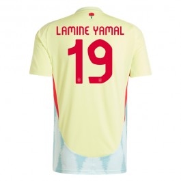 EM 2024 Spania Lamine Yamal 19 Bortedrakt Fotballdrakter