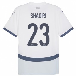 EM 2024 Sveits Shaqiri 23 Bortedrakt Fotballdrakter