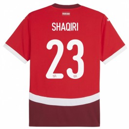 EM 2024 Sveits Shaqiri 23 Hjemmedrakt Fotballdrakter
