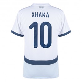 EM 2024 Sveits Xhaka 10 Bortedrakt Fotballdrakter