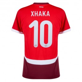 EM 2024 Sveits Xhaka 10 Hjemmedrakt Fotballdrakter