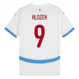 EM 2024 Tsjekkia Hlozek 9 Bortedrakt Fotballdrakter