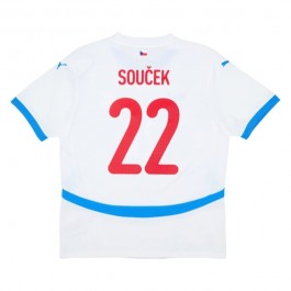 EM 2024 Tsjekkia Souček 22 Bortedrakt Fotballdrakter