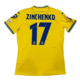 EM 2024 Ukraina Zinchenko 17 Hjemmedrakt Fotballdrakter