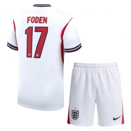 England Foden 17 VM Hjemmedrakt Barn 2026
