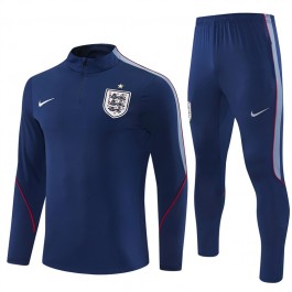 England Tracksuit Barn 2026-27 - 1-4 Zip Blå