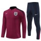 England Treningsdresser Barn 2024-25 - 1-4 Zip Rød