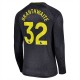 Everton Branthwaite 32 Bortedrakt 2024-2025 L/S Fotballdrakter