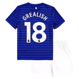 Everton Grealish 18 Hjemmedrakt Barn 2025-2026 Fotballdrakter