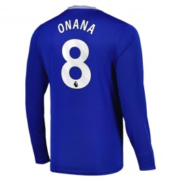 Everton Onana 8 Hjemmedrakt 2024-2025 L/S Fotballdrakter