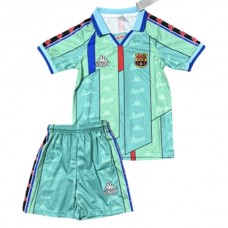 FC Barcelona Bortedrakt Barn Retro 1996-1997 Fotballdrakter