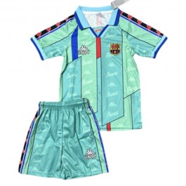FC Barcelona Bortedrakt Barn Retro 1996-1997 Fotballdrakter